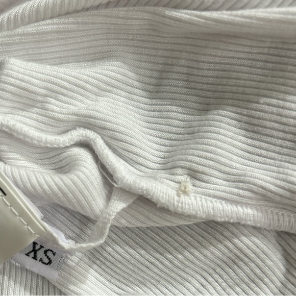 Enza Costa silk blend essential tank top in white - Picture 8 of 8